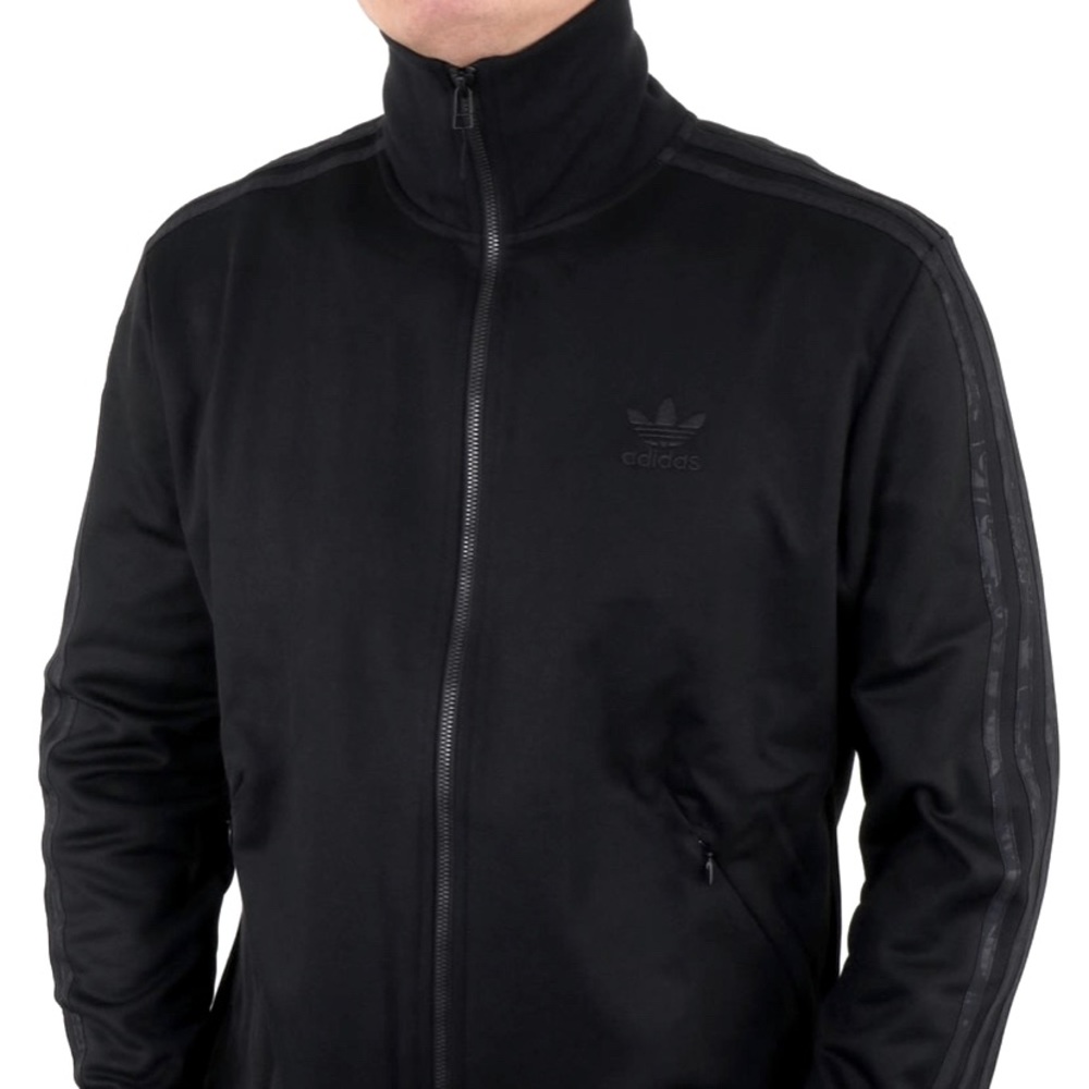 All black adidas track jacket size medium
